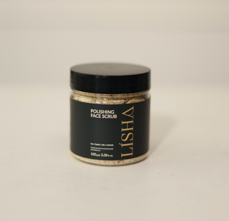 Рисовий скраб для обличчя з відновлювальним ефектом, 100 г — Lisha