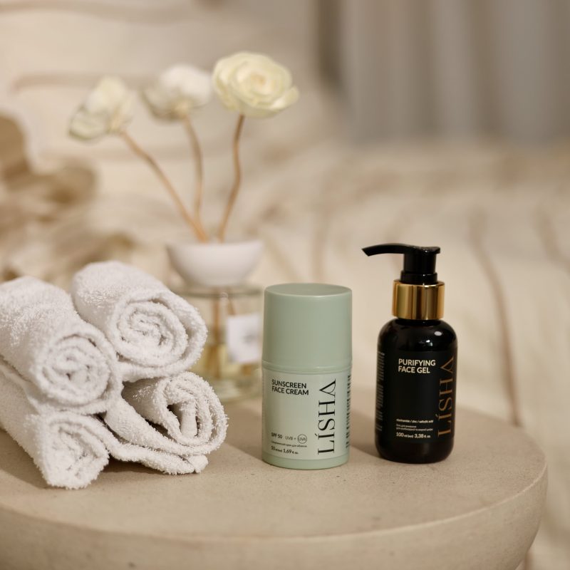 Гель для вмивання очищувальний для комбінованої та жирної шкіри PURIFYING FACE GEL, 150 мл — Lisha